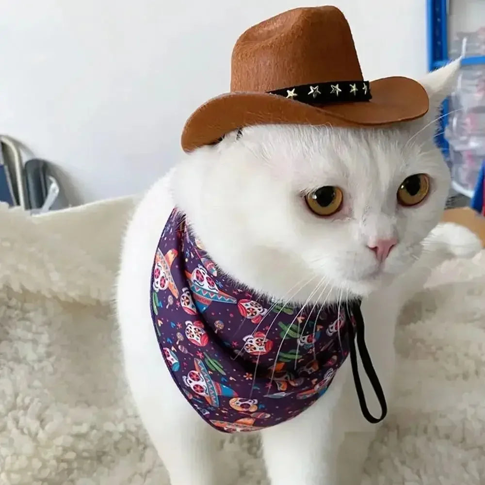 Pet Cowboy Hat Adjustable
