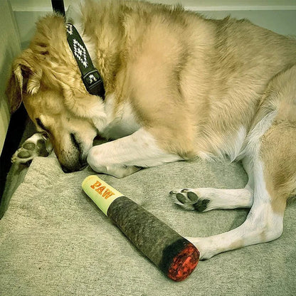 Funny Cigar Design Plush Dog Toy