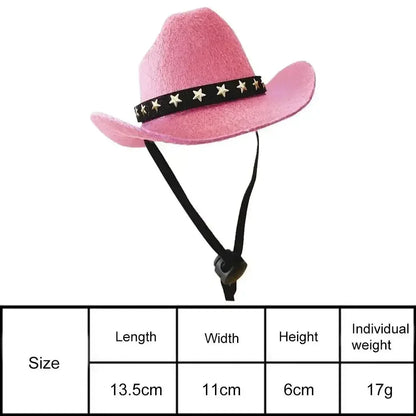 Pet Cowboy Hat Adjustable