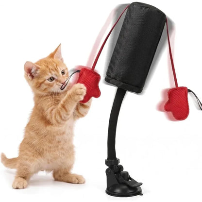 Cat Boxing Paw Punching Bag Toy