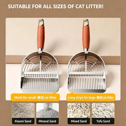 Stainless Steel Cat Litter Scoop